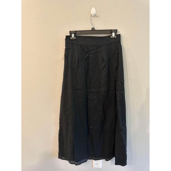 Anthropologie Women’s Linen True Wrap Skirt NWT- Sz 6 - Picture 6 of 8